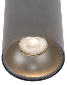 Moderné zapustené bodové svetlo tmavosivé GU10 50 mm - Deep