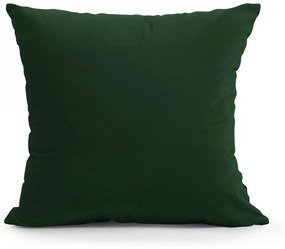 Dekorstudio Luxusná obliečka na vankúš VELVET v tmavozelenej farbe