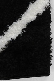Koberec Boho 613 BLACK/CREAM rozmery koberec: 80x150 cm