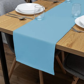 Biante Dekoračný behúň na stôl Rongo RG-100 Svetlo modrý 35x180 cm
