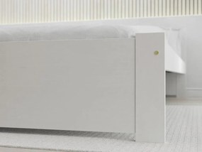 Posteľ IKAROS 80 x 200 cm, biela Rošt: S latkovým roštom, Matrac: Bez matraca