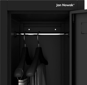 Šatníková skriňa pre zamestnancov čierna BARTEK 1 Plus 292 x 1720 x 450 mm