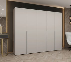 Šatníková skriňa 250 cm Alice 1 (kašmír + kašmír). Akcia -20%. Vlastná spoľahlivá doprava až k Vám domov. 1126133