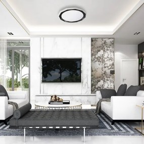 LED Stmievateľné stropné svietidlo OSCAR LED/45W/230V 3000-6000K čierna + DO