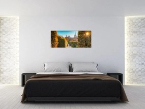 Obraz - Valdštejnský palác (120x50 cm)