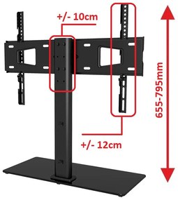 JAKS STOJAN NA TELEVÍZOR 32"-70", GT10