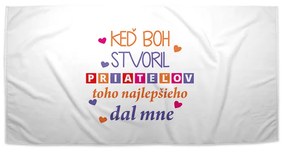 Sablio Uterák Keď Boh stvoril priateľa - 30x50 cm