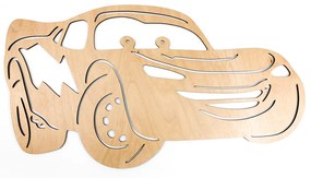 Veselá Stena Drevená nástenná dekorácia Blesk McQueen