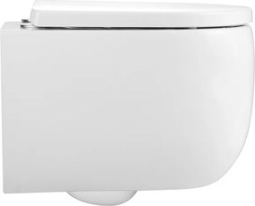 BPS-koupelny Závesná WC misa so SoftClose sedadlom HYD-6838, biela