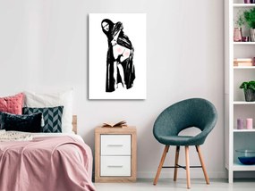 Artgeist Obraz - Painful Sitting (1 Part) Vertical Veľkosť: 40x60, Verzia: Premium Print