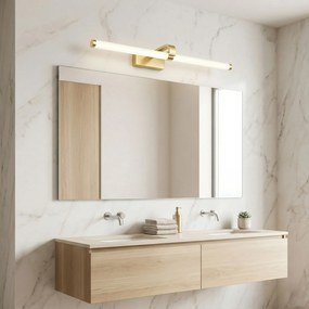 Toolight Toolight, LED nástenné svietidlo 60cm, 13W, 4000K, 1000lm, APP1884-1W, zlatá lesklá, OSW-66039