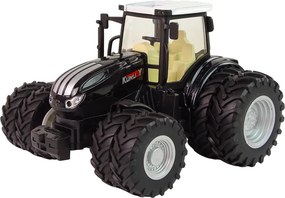 LEAN Toys Diaľkovo ovládaný traktor R/C, čierny, 2,4 GHz, kovový