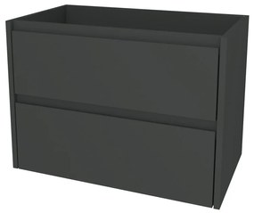 Mereo, Mereo Opto, kúpeľňová skrinka 81 cm, Multidecor, Šedá antracit, MER-CN991SSEAN