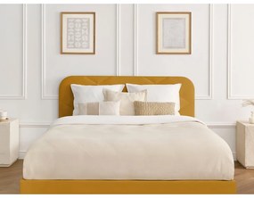 Čalúnená dvojlôžková posteľ s roštom 140x190 cm Prune – Bobochic Paris