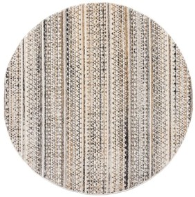 Béžový okrúhly koberec 140x140 cm Camino – Flair Rugs