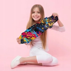 Svietiaci skateboard LED RGB KOLIESKA