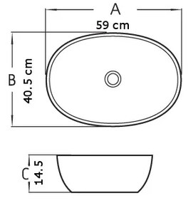 MEXEN VIKI- umývadlo na dosku, biele 21056000 - MEXEN