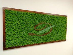 Machový obraz s logom 90cm x 180cm