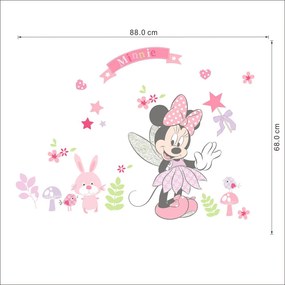 Samolepka na stenu "Minnie Mouse" 88x68 cm
