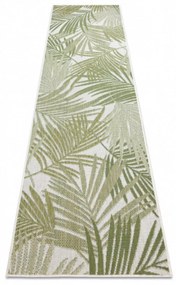 Kusový koberec Palmové listy zelený atyp 80x200cm