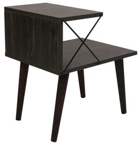 Nočný stolík CROSS 55x50 cm hnedá
