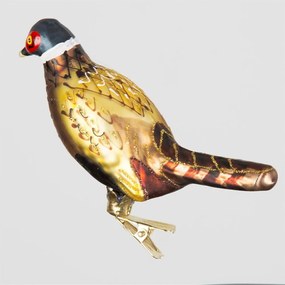 Sklenená ručne vyrobená vianočná ozdoba 18,5 cm Bird – Sass &amp; Belle