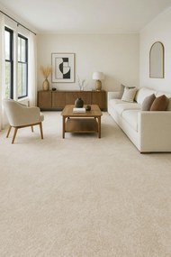 Metrážny koberec Laguna krémová - neúčtujeme odrezky z role, na mieru, šíře 1,33m,1m,2m,3m,4m,na mieru, neúčtujeme odrezky, biela, detská izba