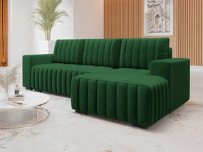 Rohová rozkladacia sedačka s úložným priestorom Suva, Strana: pravá, Dostupné poťahy: Manila 35