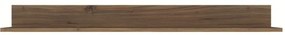 Nástenná polica RANI 135,8x15 cm hnedá