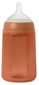 SUAVINEX - dojčenská fľaša 240 ml M Colour ESSENCE - tehlová