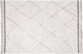 Lorena Canals, Kusový koberec Bereber, 90x130, béžová, obývacia izba