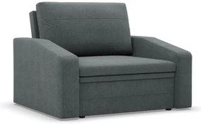 Kreslo ORBIT rozkladacie, tmavosivé