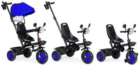 ECOTOYS Detská trojkolka 3v1, Blue