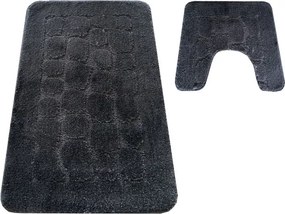 Sada kúpeľňových koberčekov Montana CLTSTONE antracitová