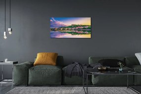 Obraz na plátne rieka Nemecko Sunset 100x50 cm
