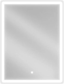 Mexen Navia osvetlené kúpeľňové zrkadlo 60 x 80 cm, LED 6000K, proti pareniu - 9803-060-080-611-00