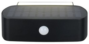 LED nástenné solárne vonkajšie svietidlo (výška 6 cm) Bilbao – Reality