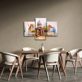 Obraz - Maľovaná mestská pamiatka (90x60 cm)