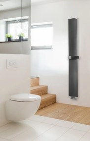 Ridea Ridea, OTHELLO MONO SLIM vykurovacie teleso hliníkové 300x1890mm, čierna mat, 2301189030SN