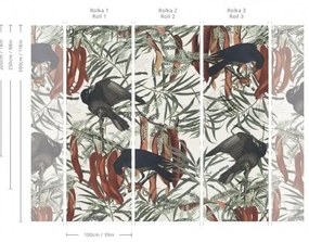 WALLCOLORS Crows wallpaper - tapeta POVRCH: Prowall Sand