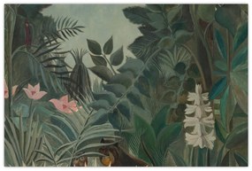 Obraz - Henri Rousseau, The Equatorial Jungle, reprodukcia (90x60 cm)