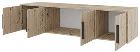 Nadstavec na šatníkovú skriňu Korku D4, Farby: Dub artisan