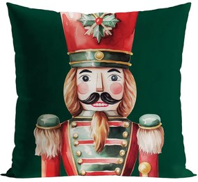 INTERMEDIC SK Obliečka na vankúš Velvet Luskáčik - zelený 45x45 cm