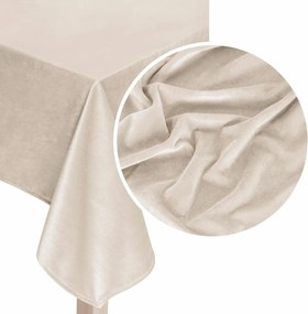 Velúrový obrus SOFT béžový Rozmer: 40x180 cm
