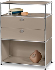 Kovová komoda »CN3« s 2 zásuvkami