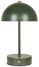Tmavozelená LED stolová lampa s kovovým tienidlom (výška 25 cm) Holt – House Nordic