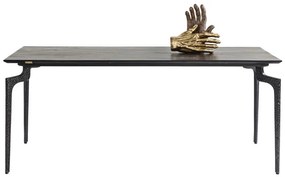 Bug jedálenský stôl čierny 200x90 cm