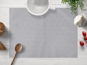 Biante Teflónové prestieranie na stôl TF-080 Obdĺžničky na sivom 35x45 cm