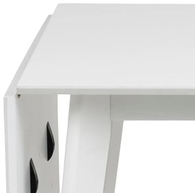 Rozkladací jedálenský stôl Roxby biely