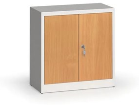 Alfa 3 Zvárané skrine s lamino dverami, 800 x 800 x 400 mm, RAL 7035/breza